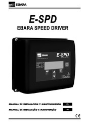 EBARA E-SPD Manual De Instalación Y Mantenimiento