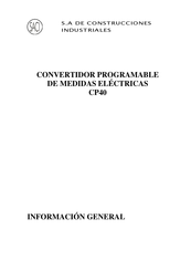 Saci CP40 Informacion General