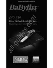 BaByliss Pro 230 Manual Del Usuario