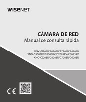 Wisenet XND-C8083RV Manual De Consulta Rápida