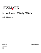 Lexmark E360d Serie Instrucciones De Montaje