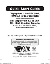 Tripp-Lite P136-06N-HDV4K6 Guia De Inicio Rapido