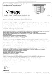 GARDIVAL Vintage Instrucciones De Montaje