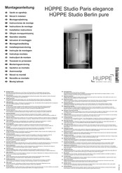 HÜPPE Studio Berlin pure Instrucciones De Montaje