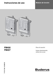 Buderus FM457 Instrucciones De Uso