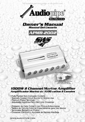 Audiopipe SWS APMR-2002 Manual Del Usuario