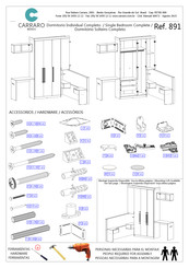 Carraro Moveis 891 Manual De Instrucciones