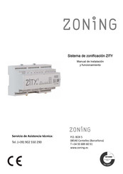 Zoning ZITY Manual De Instalación Y Funcionamiento