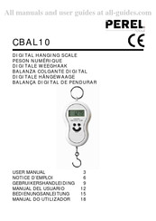 Perel Tools CBAL10 Manual Del Usuario