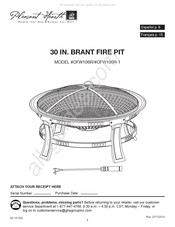 Pleasant Hearth OFW106R Manual Del Usuario