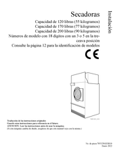 Alliance Laundry Systems SK200L Traducción De Las Instrucciones Originales