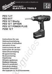 Milwaukee PES 12 T POWER PLUS Instrucciones De Uso
