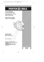 Porter Cable PC13CSL Manual De Instrucciones