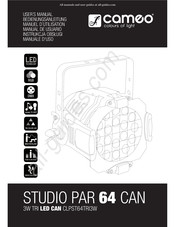 Cameo STUDIO PAR 64 CAN Manual De Usuario