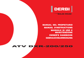 Derbi DXR-250 2004 Manual Del Propietário