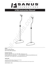 Milestone AV Technologies Sanus Foundations HTB3 Manual De Instrucciones