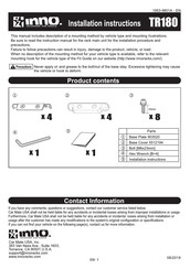 INNO TR180 Instrucciones De Instalación