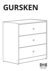 IKEA GURSKEN Manual Del Usuario