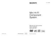 Sony MHC-GZR333i Manual De Instrucciones