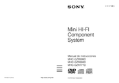 Sony MHC-GZR777D Manual De Instrucciones