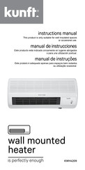 Kunft KWH4209 Manual De Instrucciones