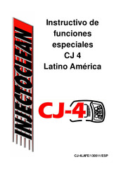 injectoclean CJ4 Manual De Funciones