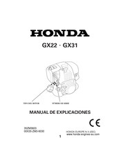 Honda GX22 Manual De Explicaciones