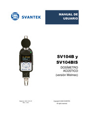 Svantek SV104BIS Manual Del Usuario