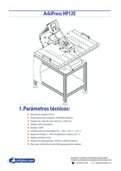 Arkiplot ArkiPress HP12E Manual Del Usuario