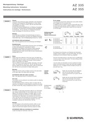 Schmersal AZ 335 Instrucciones De Montaje