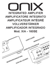 Onix XIA-160SE Guia Del Usuario