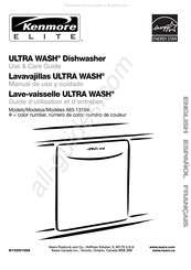 Kenmore ELITE ULTRA WASH 665.1310 Serie Manual De Uso Y Cuidado