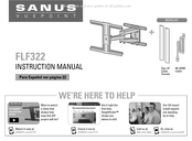 SANUS VuePoint FLF322 Manual De Instrucciones