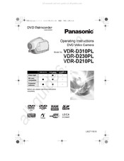 Panasonic VDR-D210PL Instrucciones De Funcionamiento