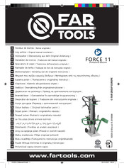 Far Tools FORCE 11 Traducción Del Manual Originale