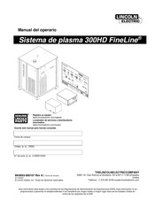 Lincoln Electric FineLine 300 HD Manual Del Operario