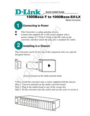 D-Link 1000BASE-LX Guia De Inicio Rapido