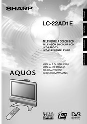 Sharp AQUOS LC-22AD1E Manual De Manejo