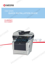 Kyocera FS-3140MFP Guia De Inicio Rapido