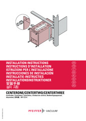 Pfeiffer Vacuum CENTERONE Instrucciones De Instalación