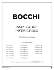 BOCCHI 1378 Serie Instrucciones De Instalación