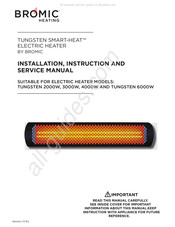 Bromic Heating TUNGSTEN SMART-HEAT 2000W Manual Del Usuario