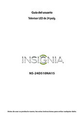 Insignia NS-24D510NA15 Guia Del Usuario