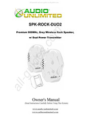 Audio Unlimited SPK-ROCK-DUO2 Manual Del Usuario