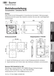 Baumer NE131 Instrucciones De Servicio