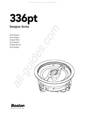 Boston Acoustics Designer Serie Manual Del Usuario