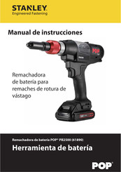 Stanley POP PB2500 Manual De Instrucciones