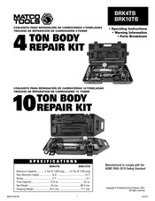 Matco Tools RK10TB Instrucciones De Operación