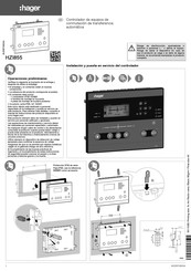 hager HZI855 Instalacion Y Puesta En Servicio