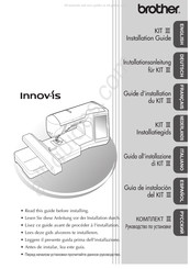 Brother Innov-is KIT III Guia De Instalacion